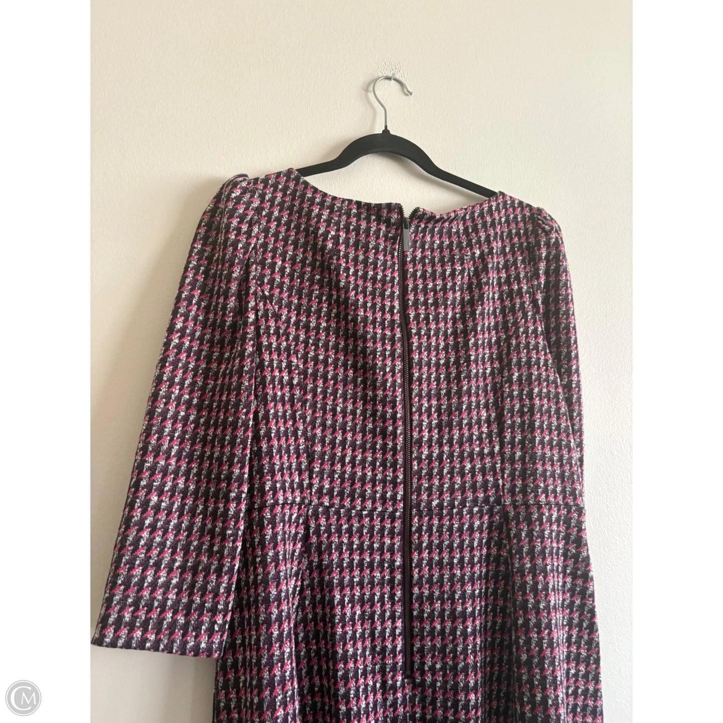 Dress Work By Calvin Klein In Plaid Pattern, Size: 14