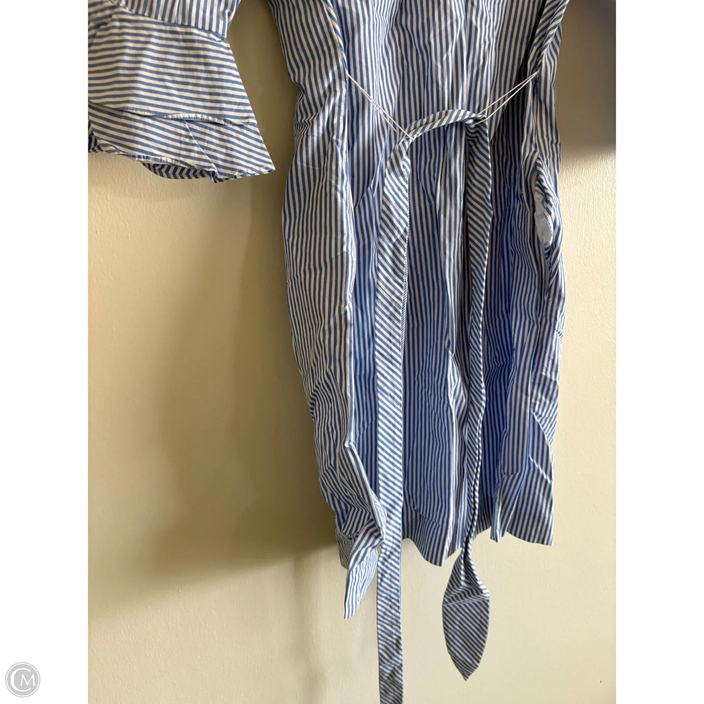 Dress Casual Midi By Talbots In Striped Pattern, Size: 6p