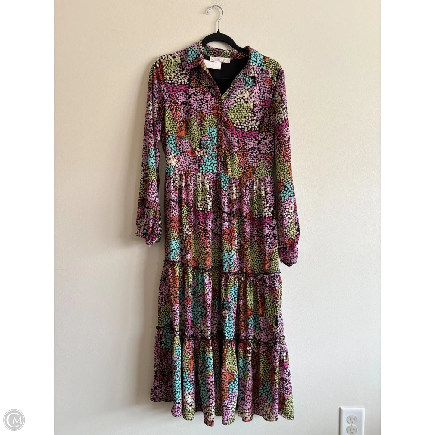 Dress Casual Maxi By Karlie In Floral Print, Size: M