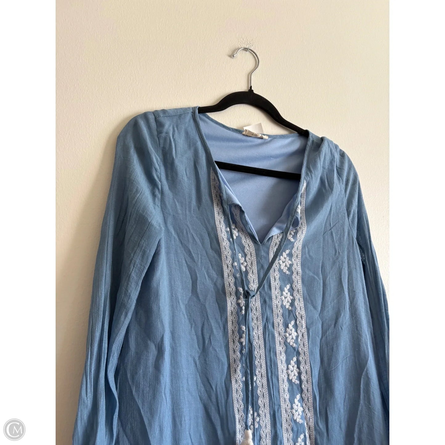 Dress Casual Midi By Entro In Blue, Size: S