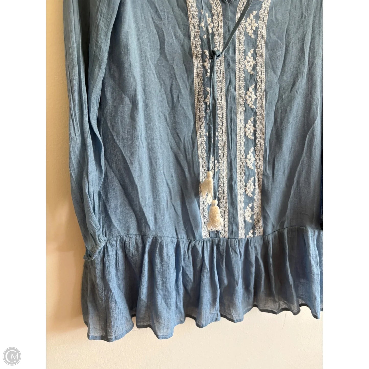Dress Casual Midi By Entro In Blue, Size: S