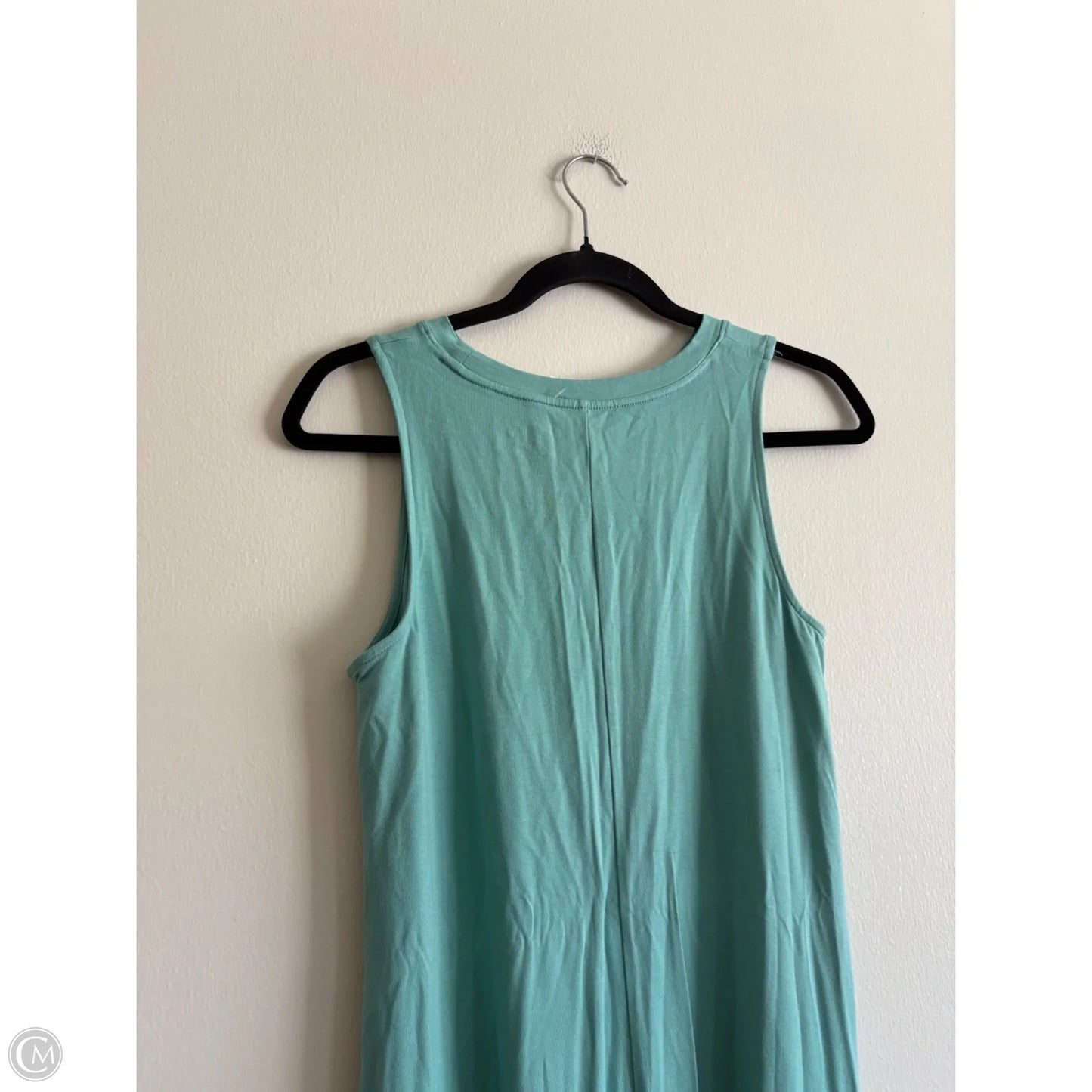Dress Casual Midi By Time And Tru In Green, Size: M