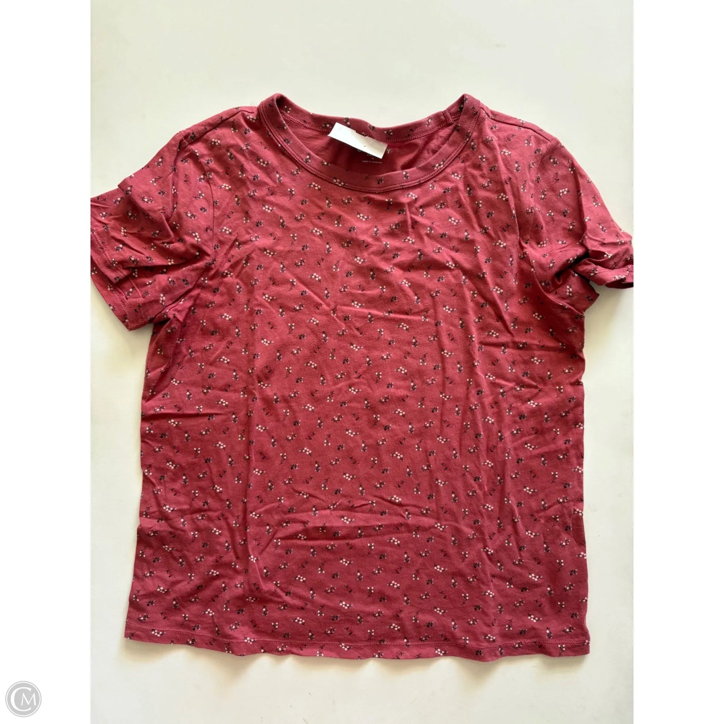 Top Short Sleeve By Old Navy In Red, Size: M