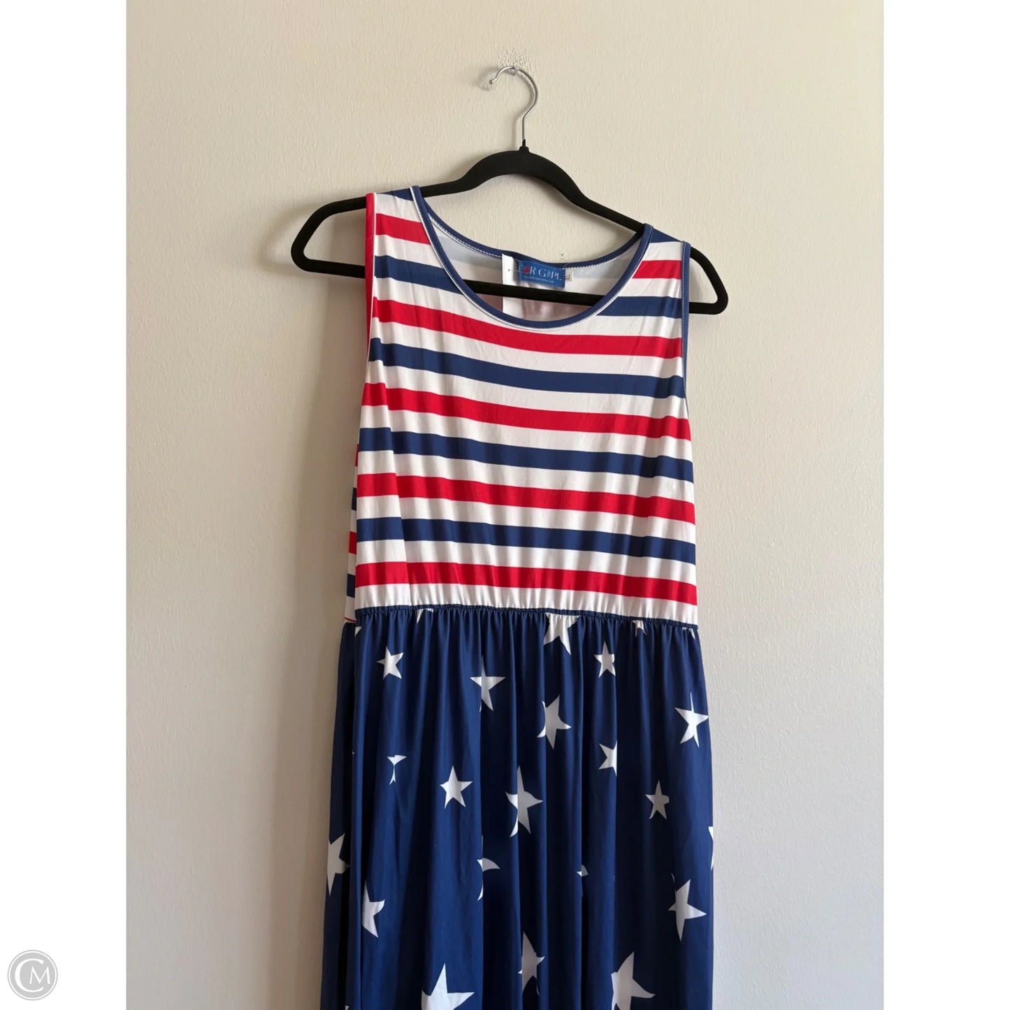 Dress Casual Maxi By For Girla In Navy, Size: Xlarge