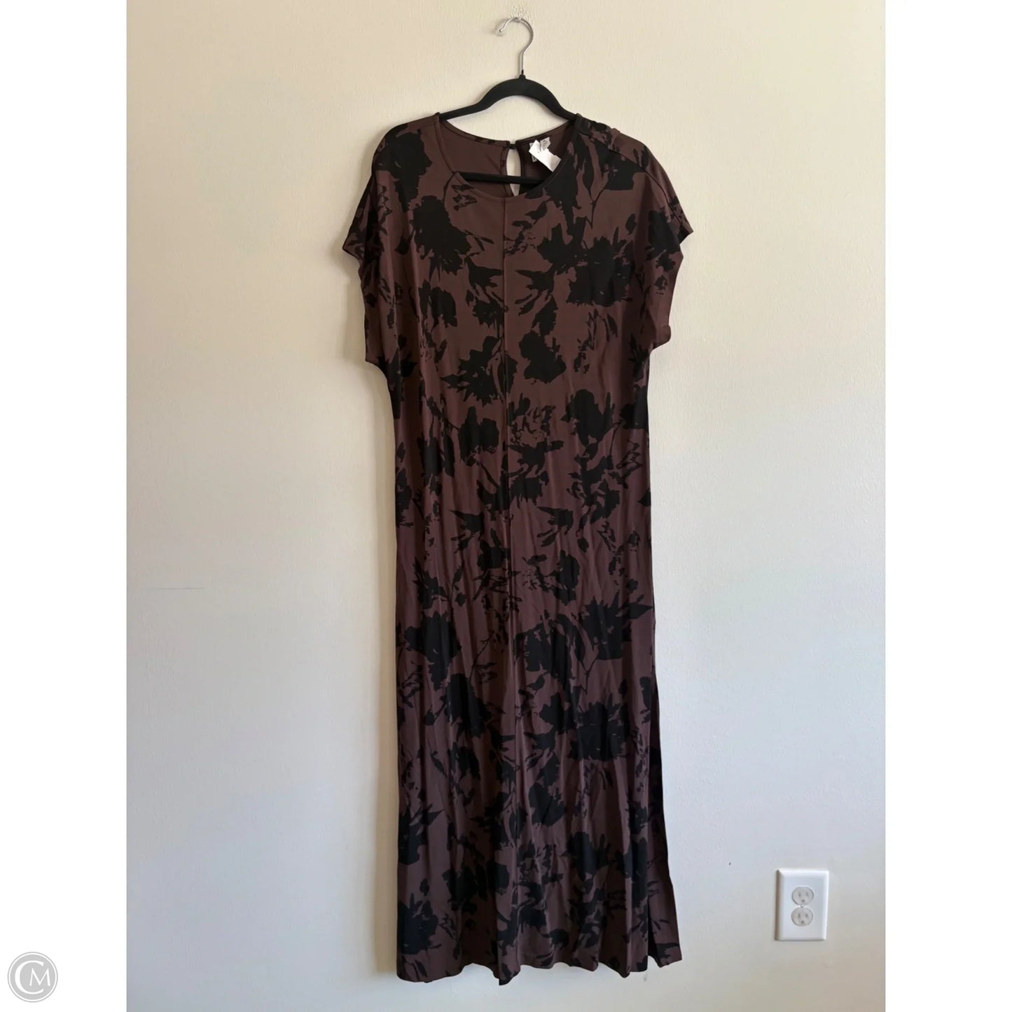 Dress Casual Maxi By Nordstrom In Brown, Size: Xl