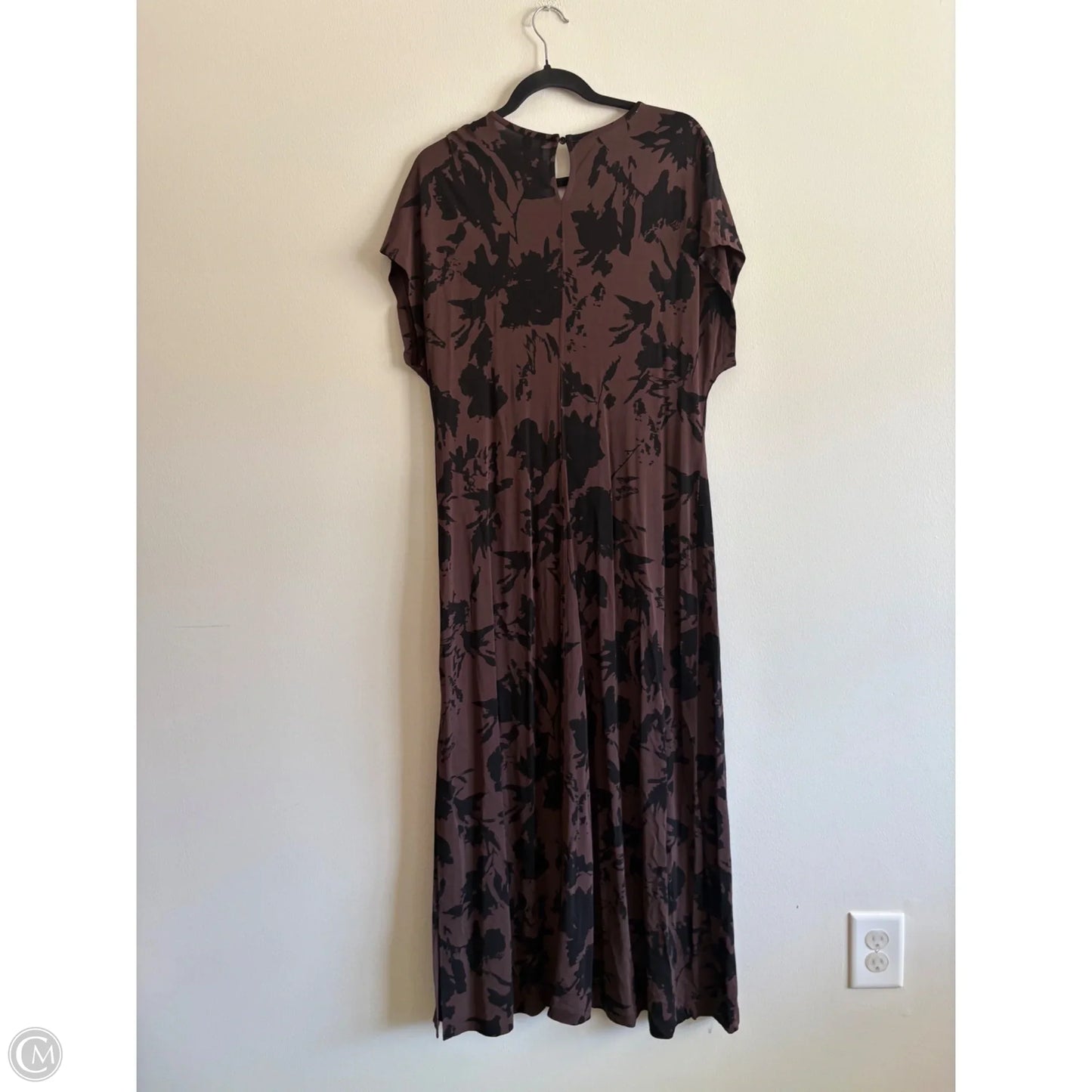 Dress Casual Maxi By Nordstrom In Brown, Size: Xl