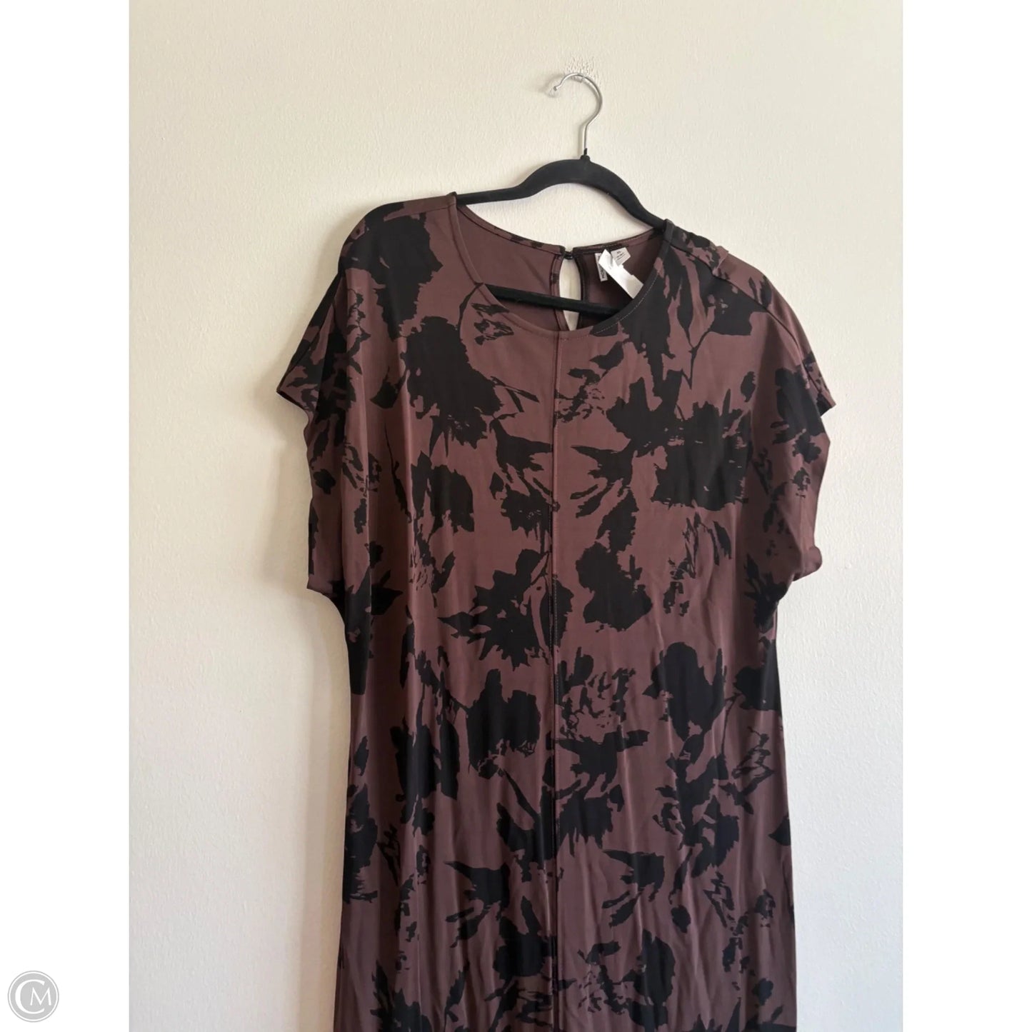 Dress Casual Maxi By Nordstrom In Brown, Size: Xl