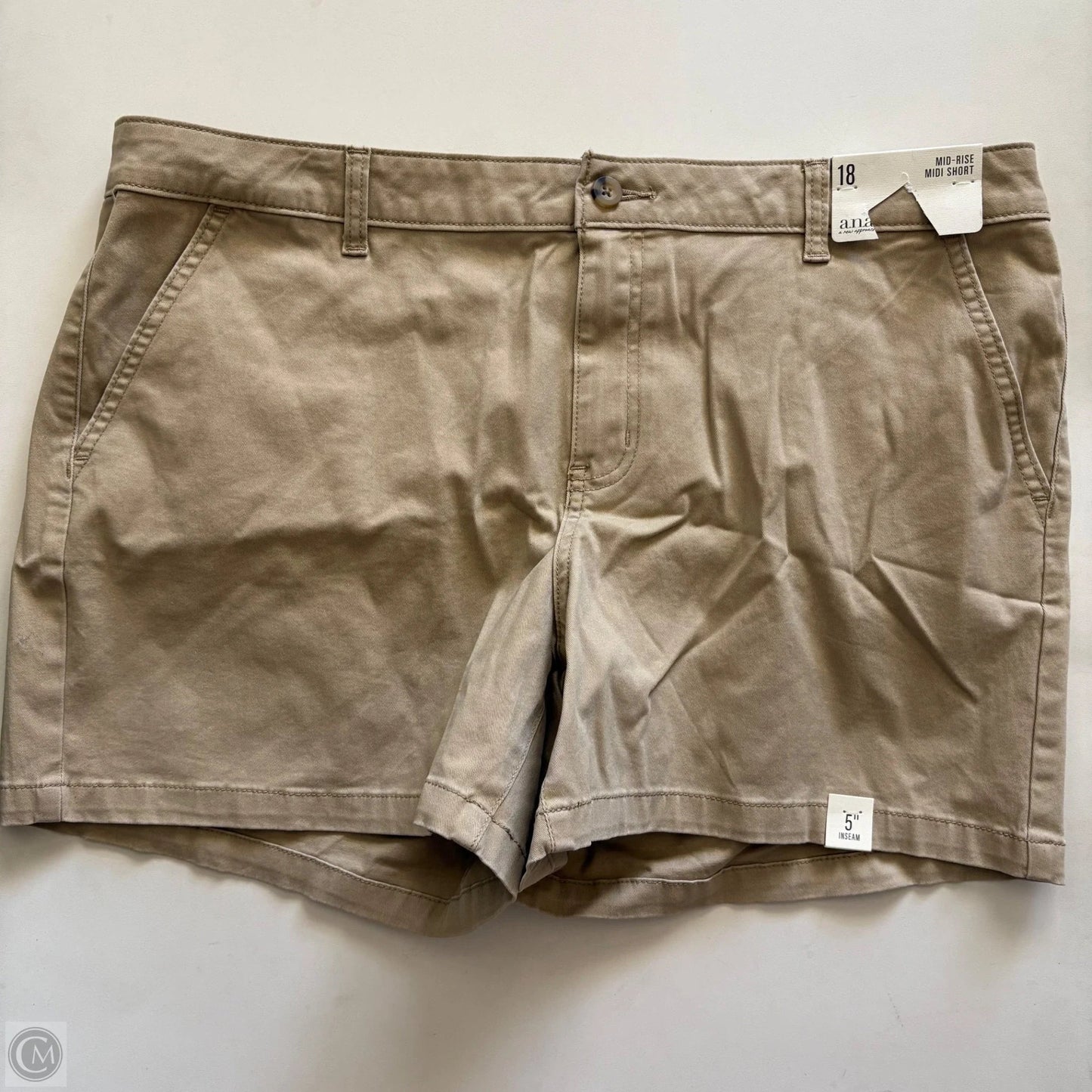 Shorts By Anna In Tan, Size: 18