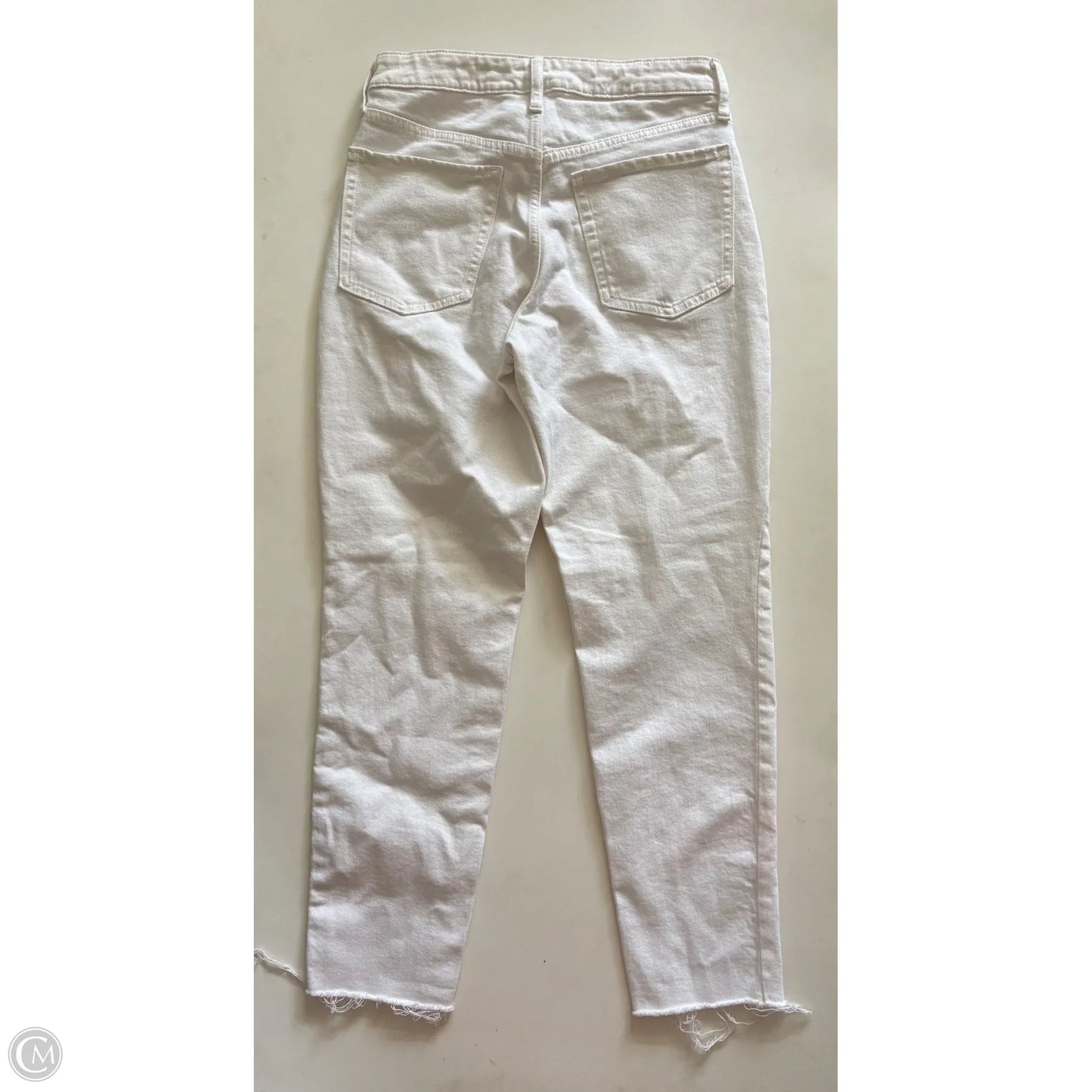 Jeans Straight By Old Navy In White, Size: 4
