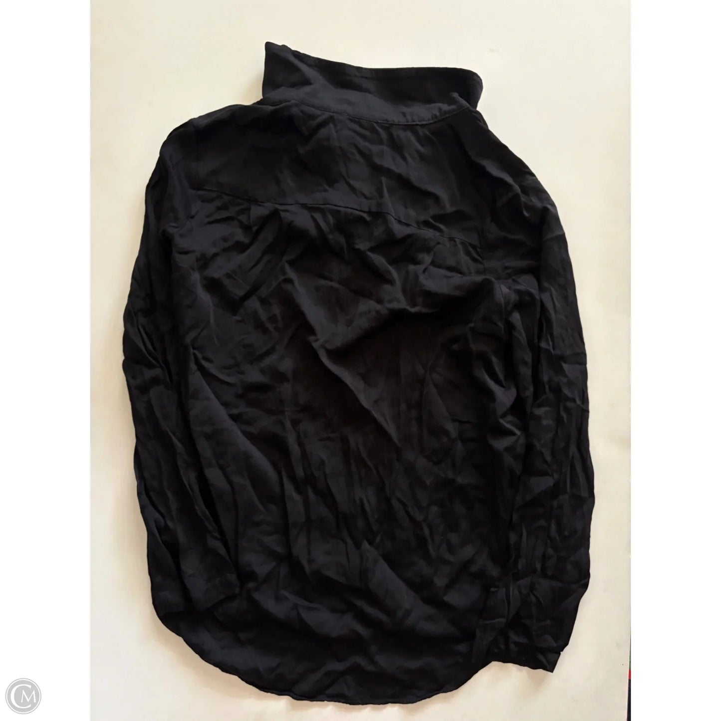 Top Long Sleeve By Elie Tahari In Black, Size: S