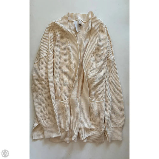 Sweater Cardigan By Universal Thread In Cream, Size: Xl
