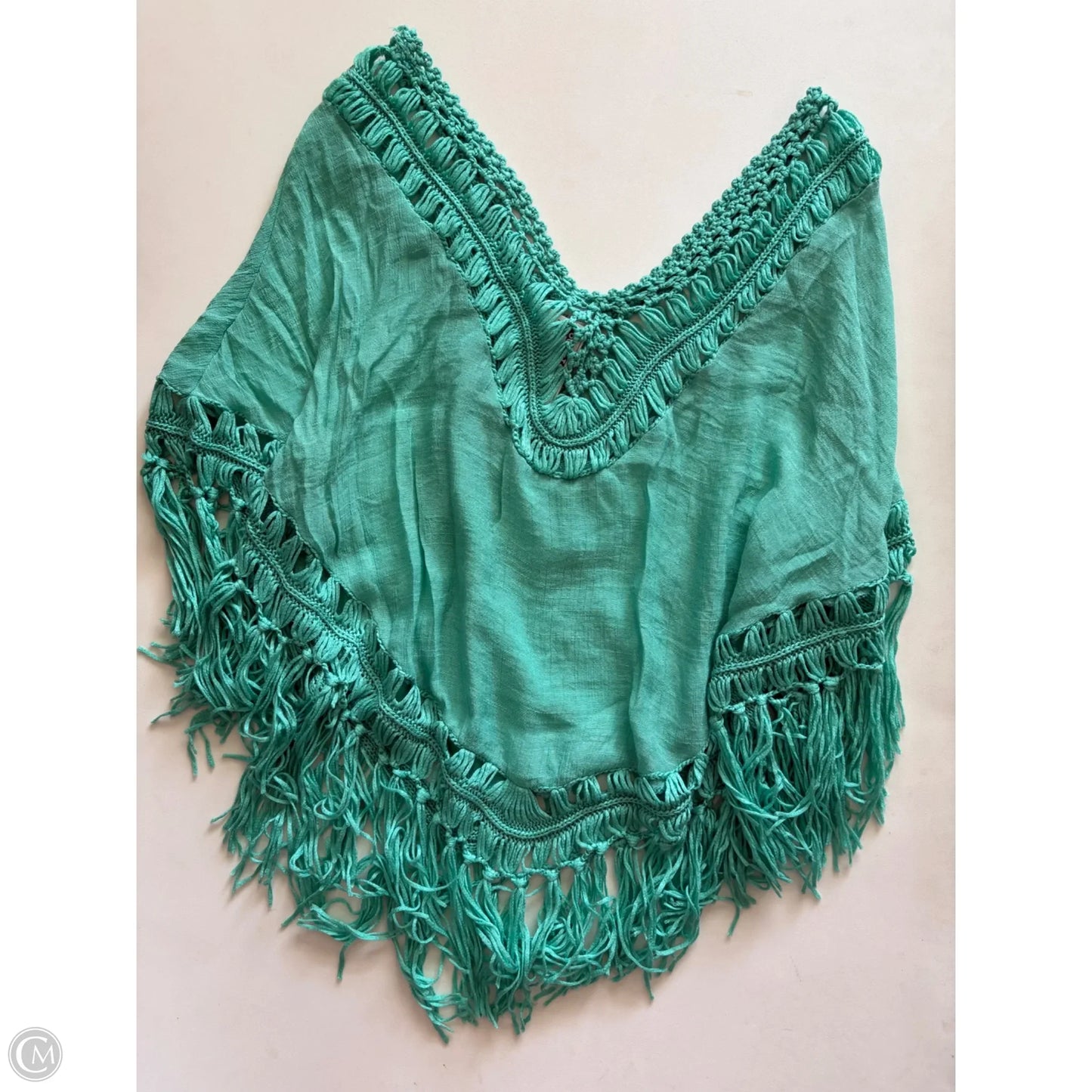 Poncho By Grace & Lace In Green, Size: 0