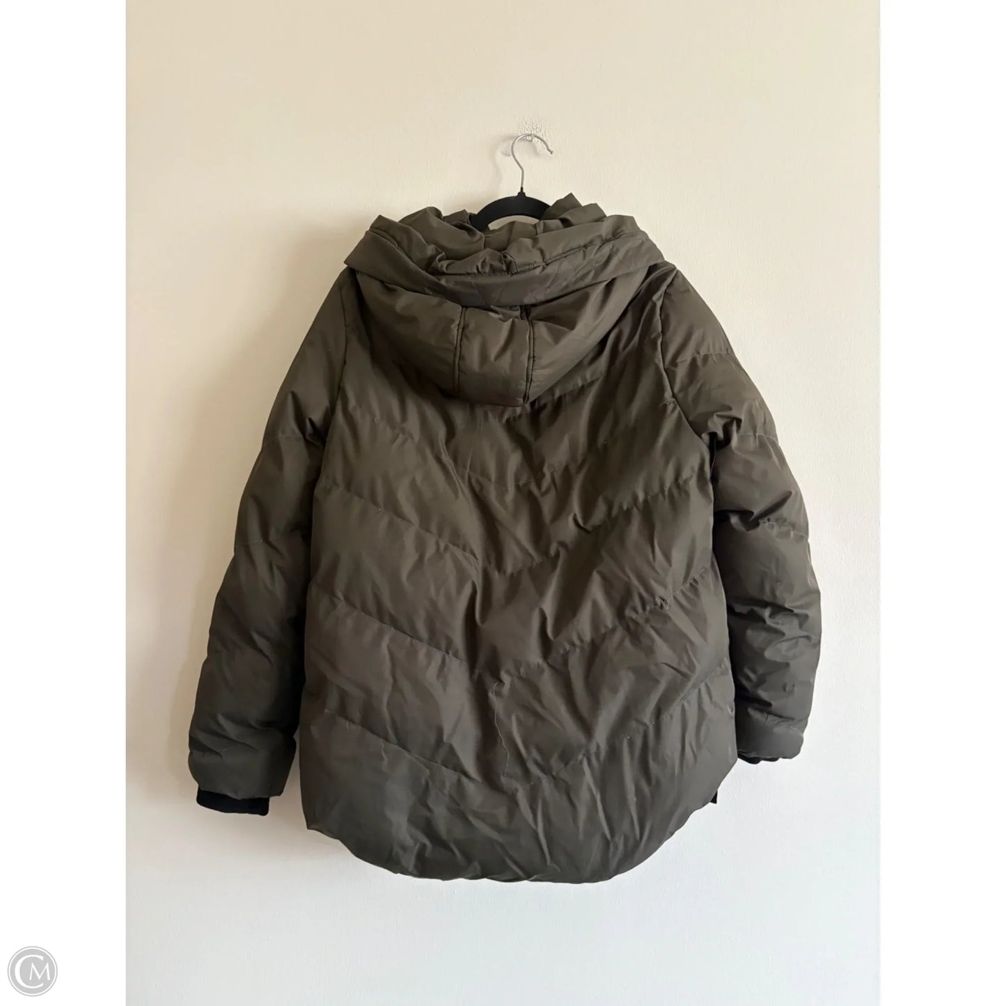 Jacket Puffer & Quilted By Saint & Sinner In Green, Size: L