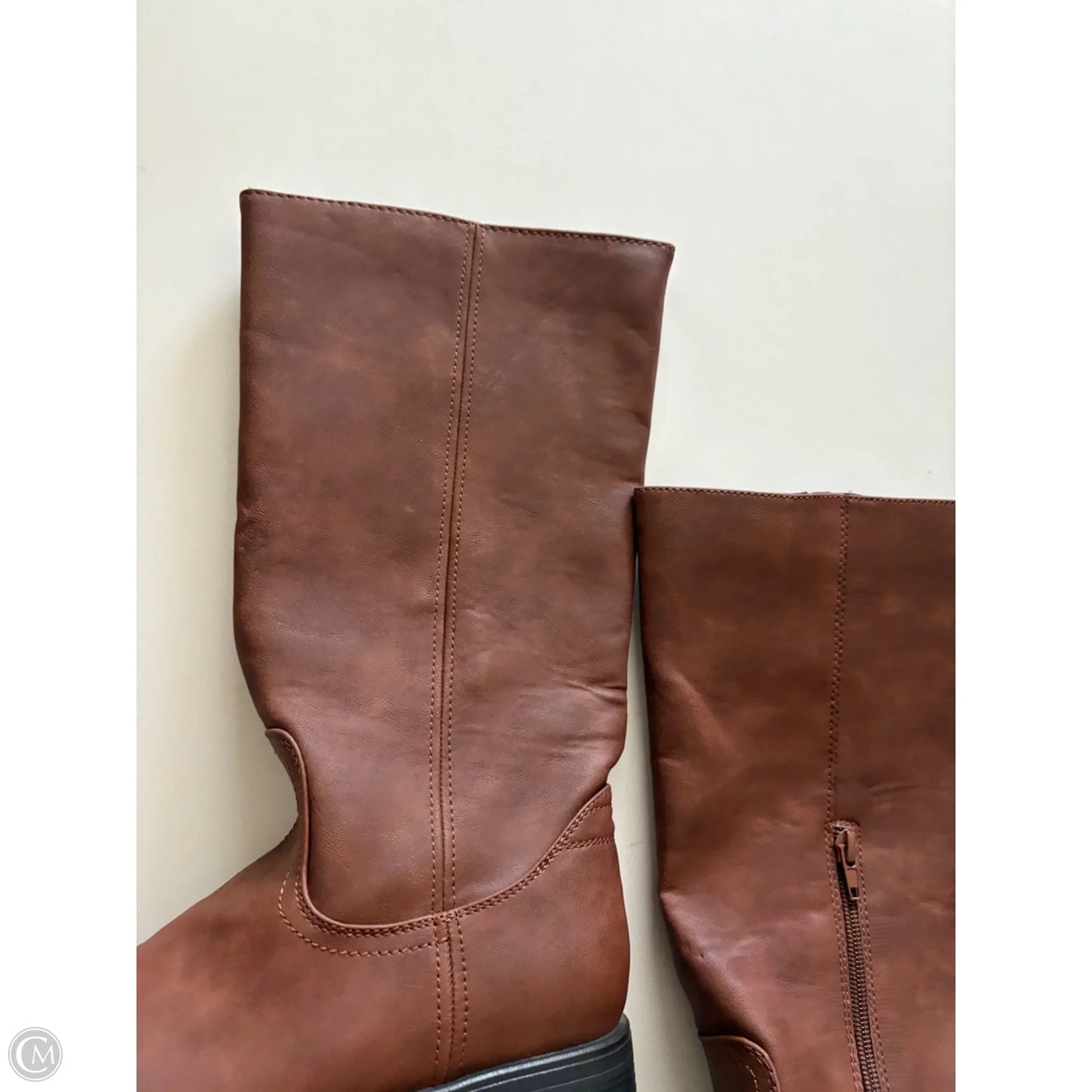 Boots Knee Heels By New York And Co In Brown, Size: 8