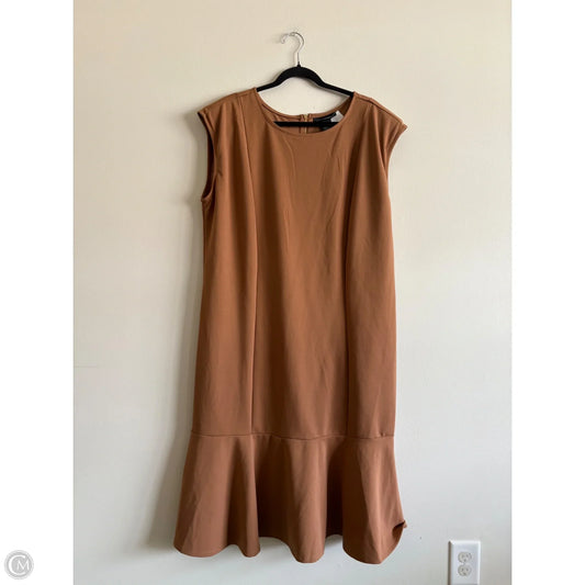 Dress Party Long By Ashley Stewart In Brown, Size: 22