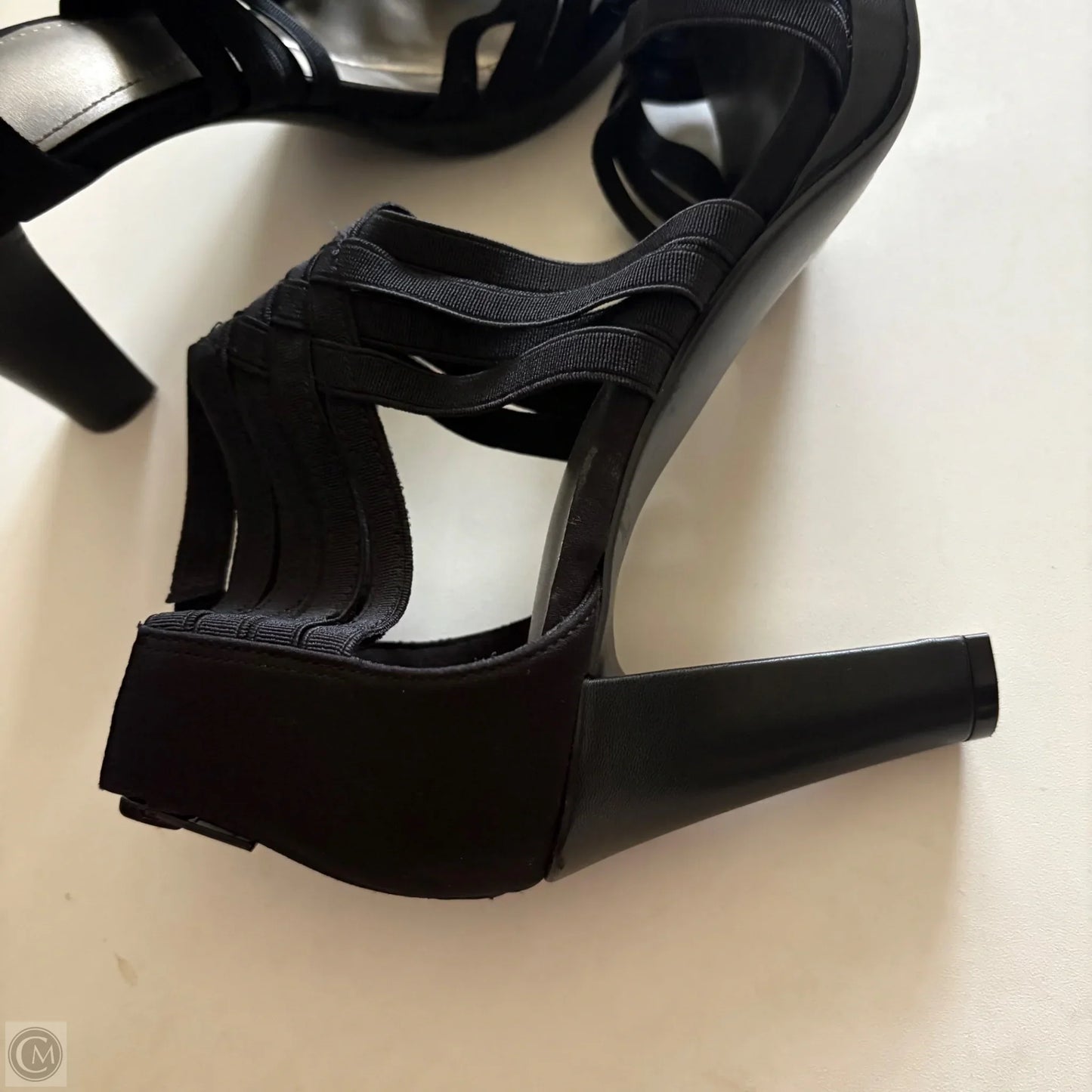 Shoes Heels Block By Impeccable Pig In Black, Size: 10