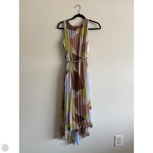 Dress Casual Midi By Nine West Apparel In Striped Pattern, Size: Xs