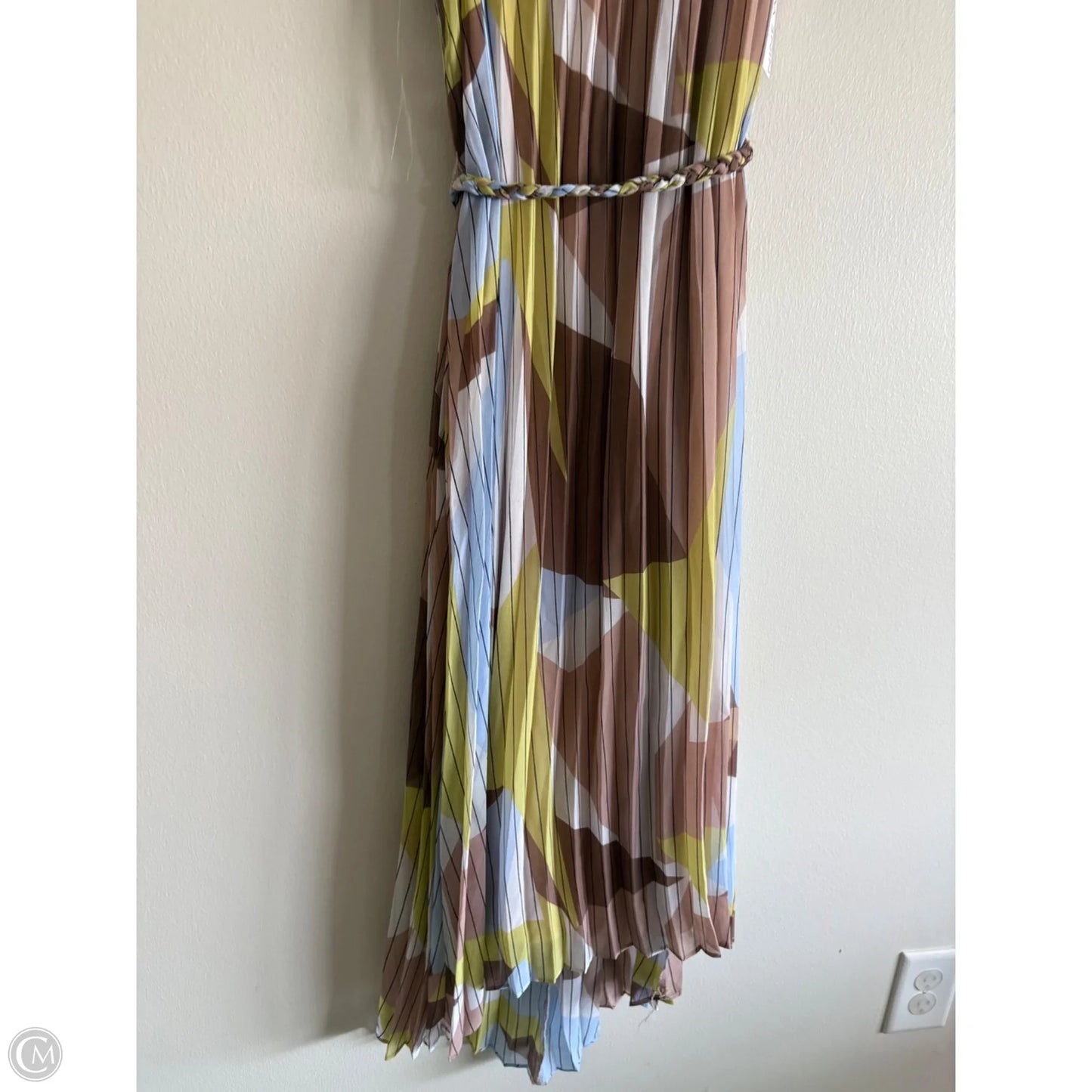 Dress Casual Midi By Nine West Apparel In Striped Pattern, Size: Xs