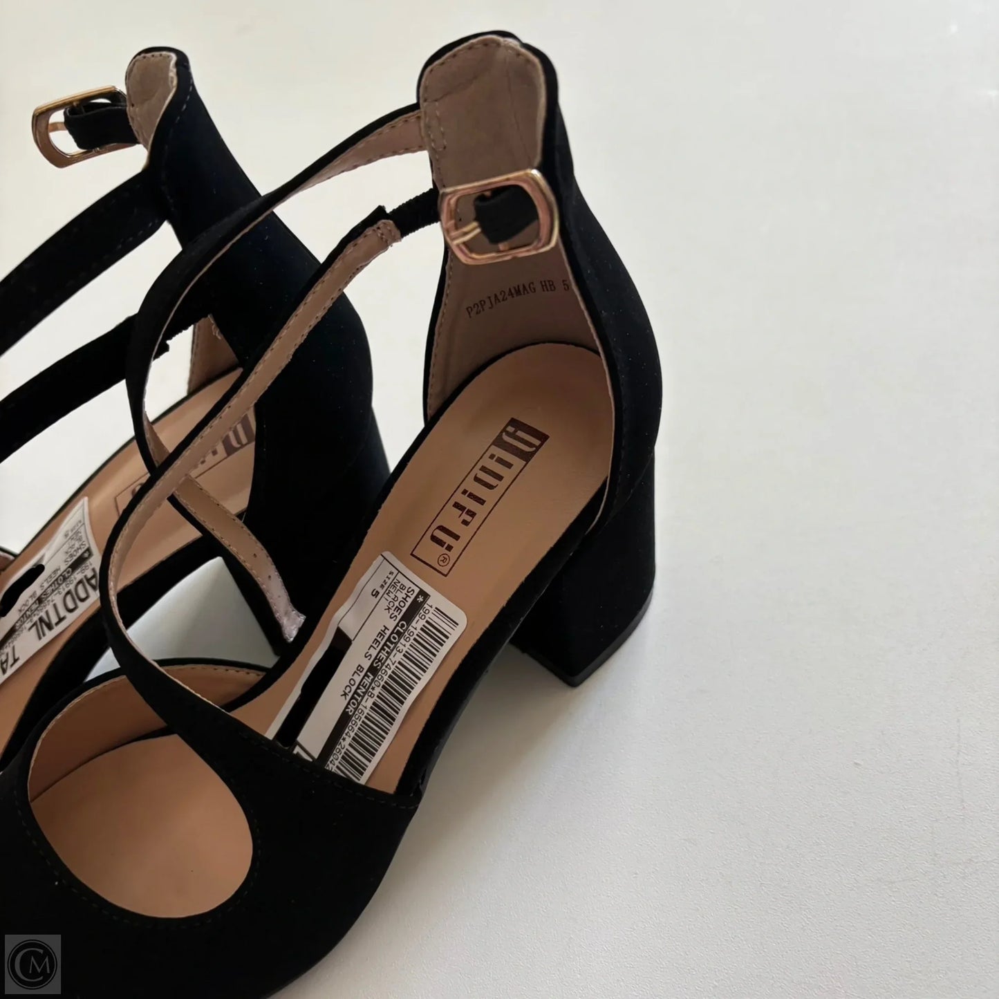 Shoes Heels Block By Clothes Mentor In Black, Size: 5