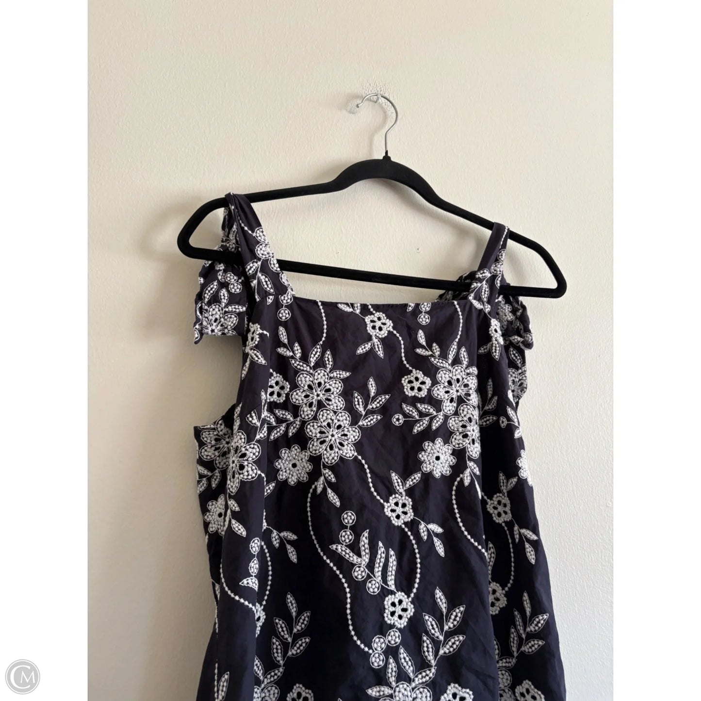 Dress Casual Midi By Loft In Navy, Size: 8