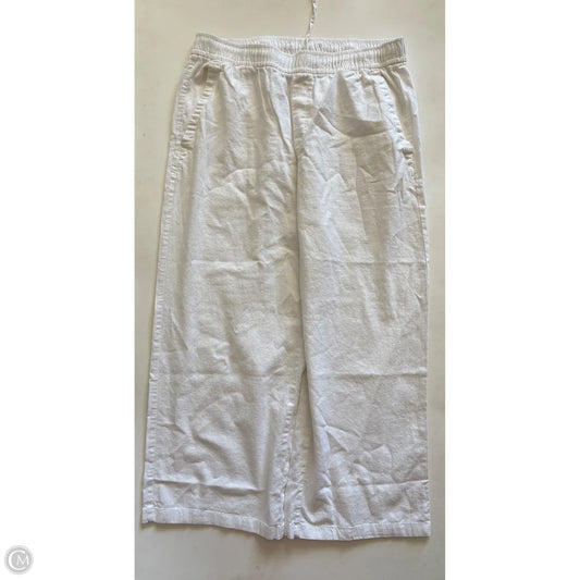 Pants Linen By Old Navy In White, Size: L