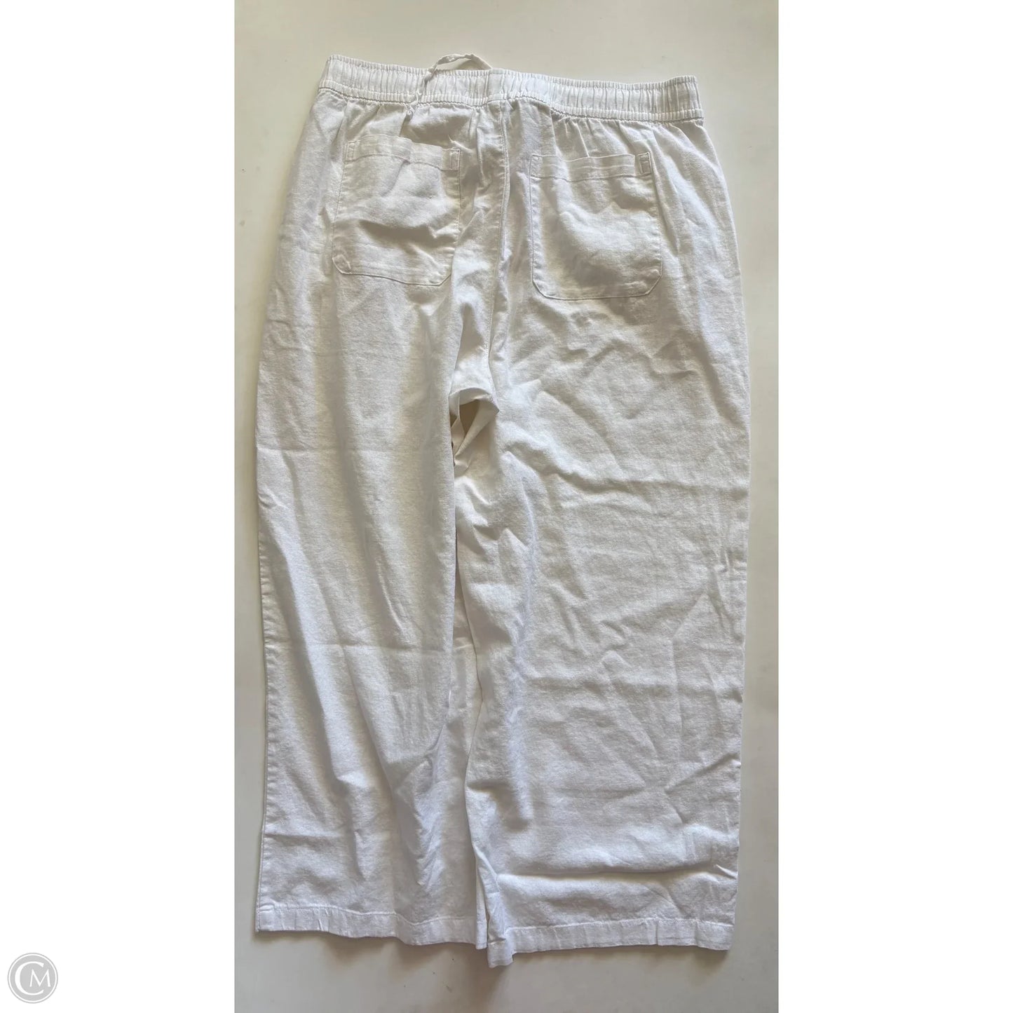 Pants Linen By Old Navy In White, Size: L