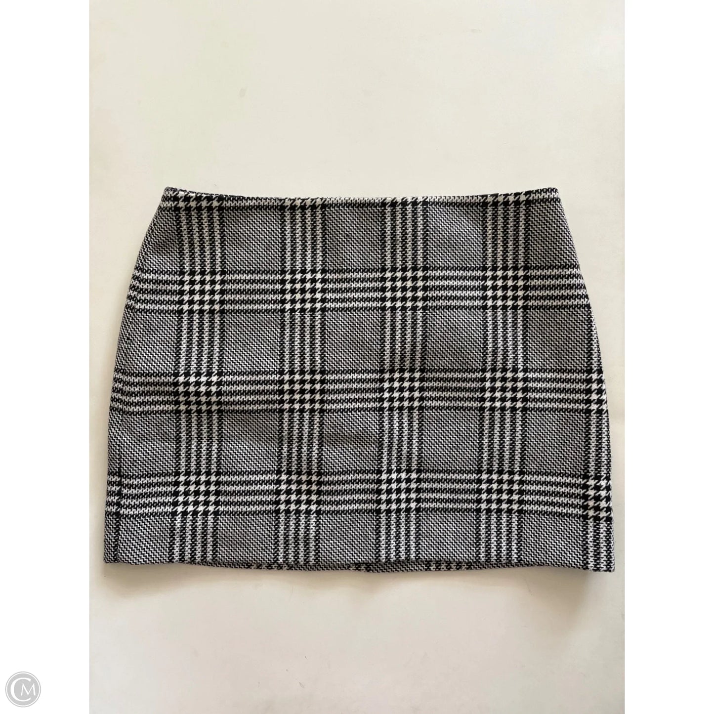 Skirt Mini & Short By H&m In Plaid Pattern, Size: 14