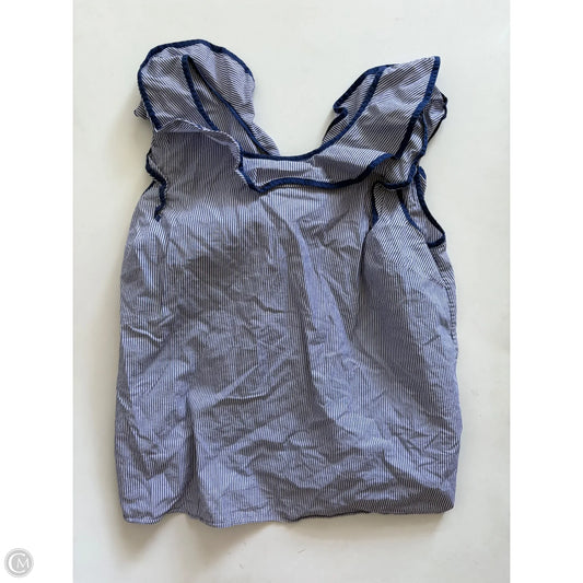 Top Sleeveless By Crown And Ivy In Striped Pattern, Size: M