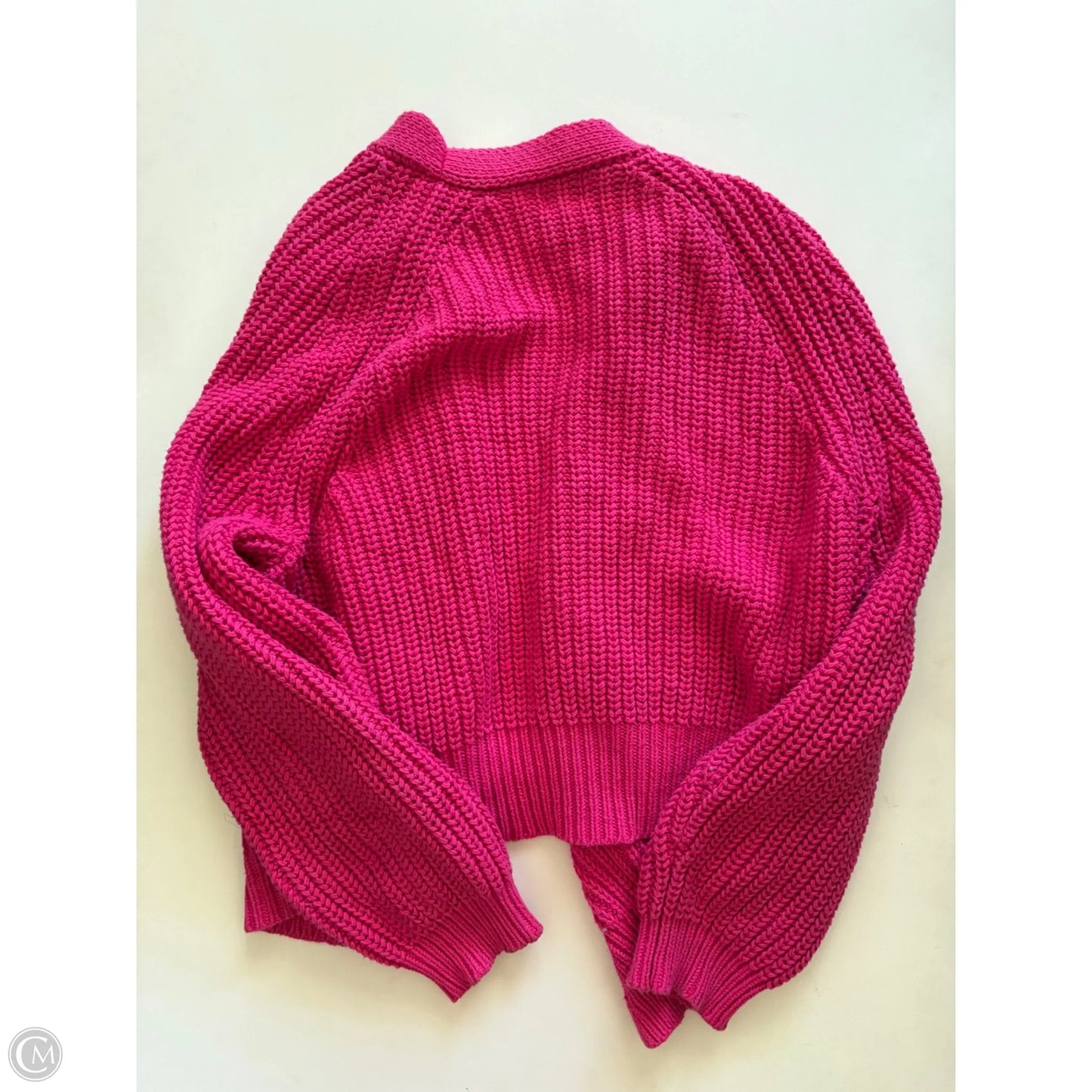 Sweater Cardigan By A New Day In Pink, Size: Xl