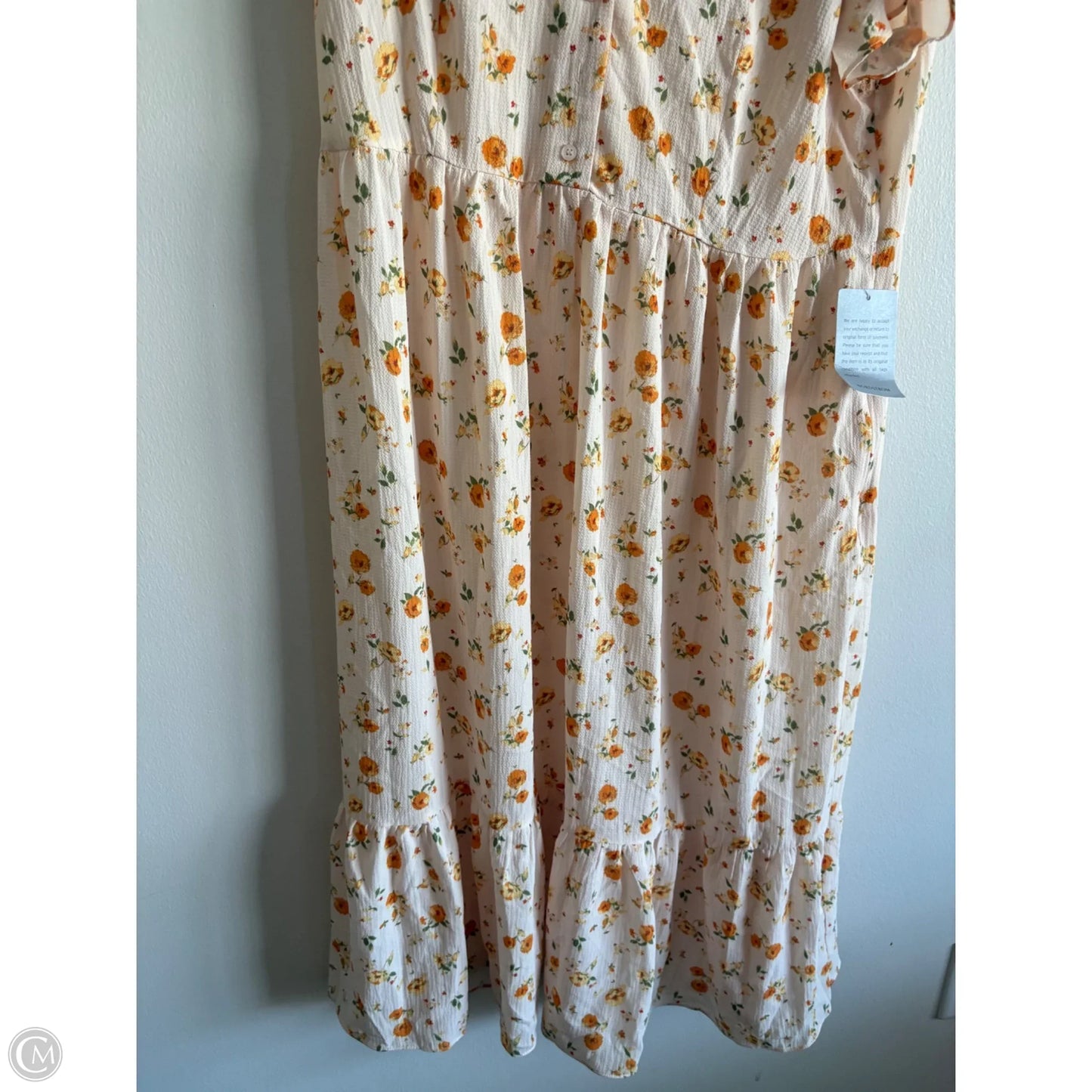 Dress Casual Maxi By Crimson In Yellow, Size: Xl