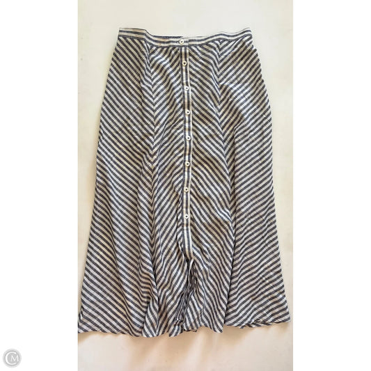 Skirt Maxi By Max Studio In Striped Pattern, Size: L