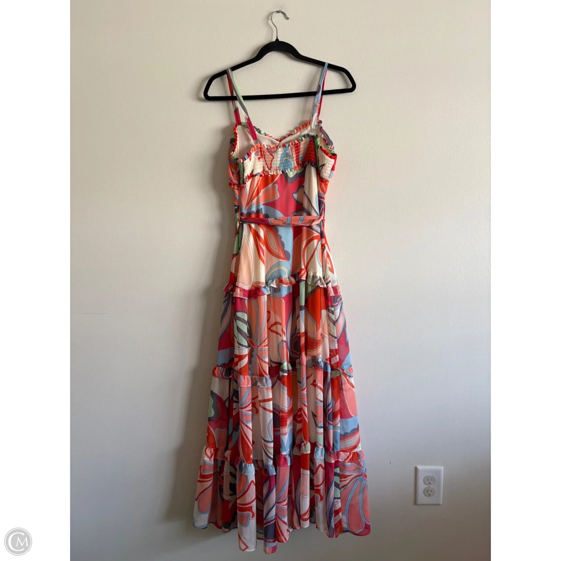 Dress Casual Maxi By Cmb In Multi-colored, Size: S