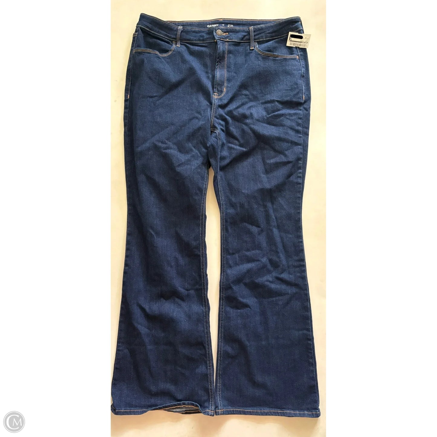 Jeans Flared By Old Navy In Blue, Size: 16