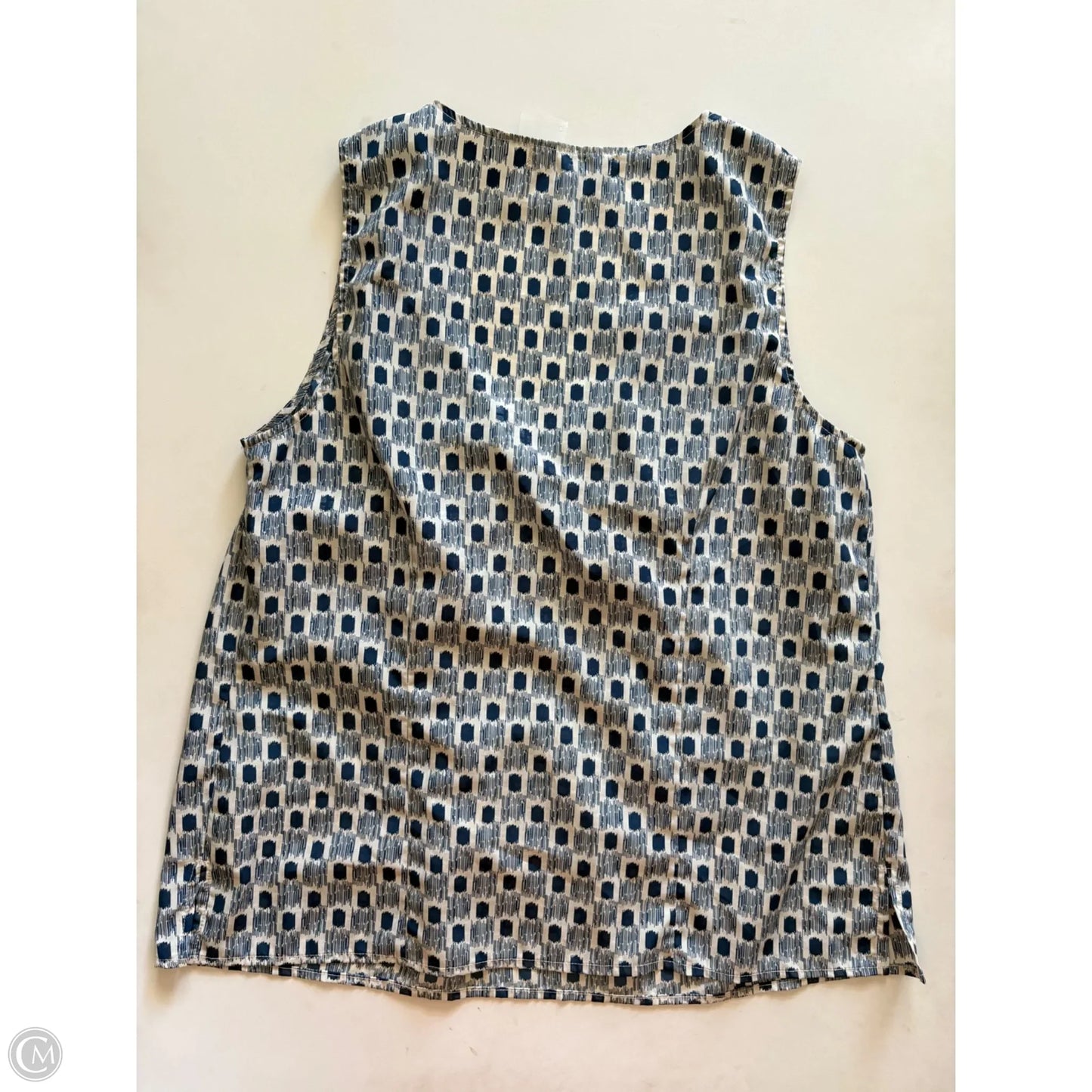 Tank Top By Ellen Tracy In Blue, Size: M