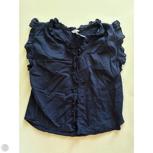 Top Sleeveless By Crown And Ivy In Navy, Size: M