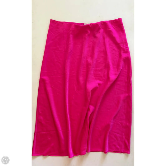 Skirt Maxi By J. Crew In Pink, Size: L