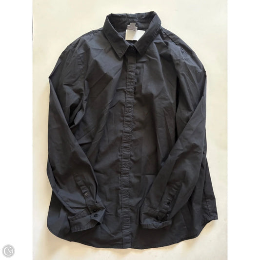 Top Long Sleeve By Worthington In Black, Size: Xl