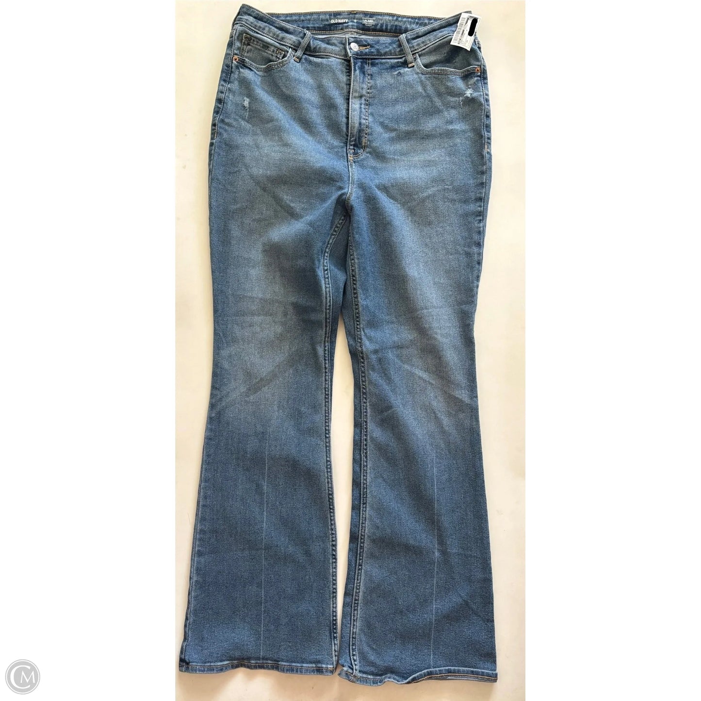 Jeans Flared By Old Navy In Blue, Size: 14