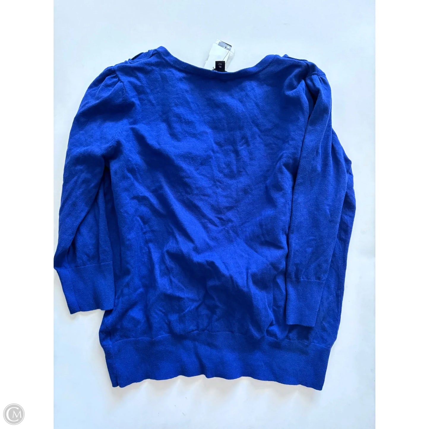 Sweater Cardigan By East 5th In Blue, Size: Xl