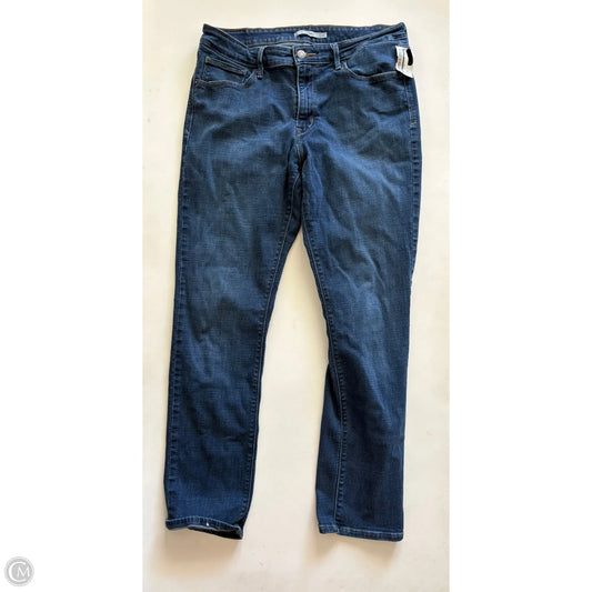 Jeans Skinny By Levis In Blue, Size: 14
