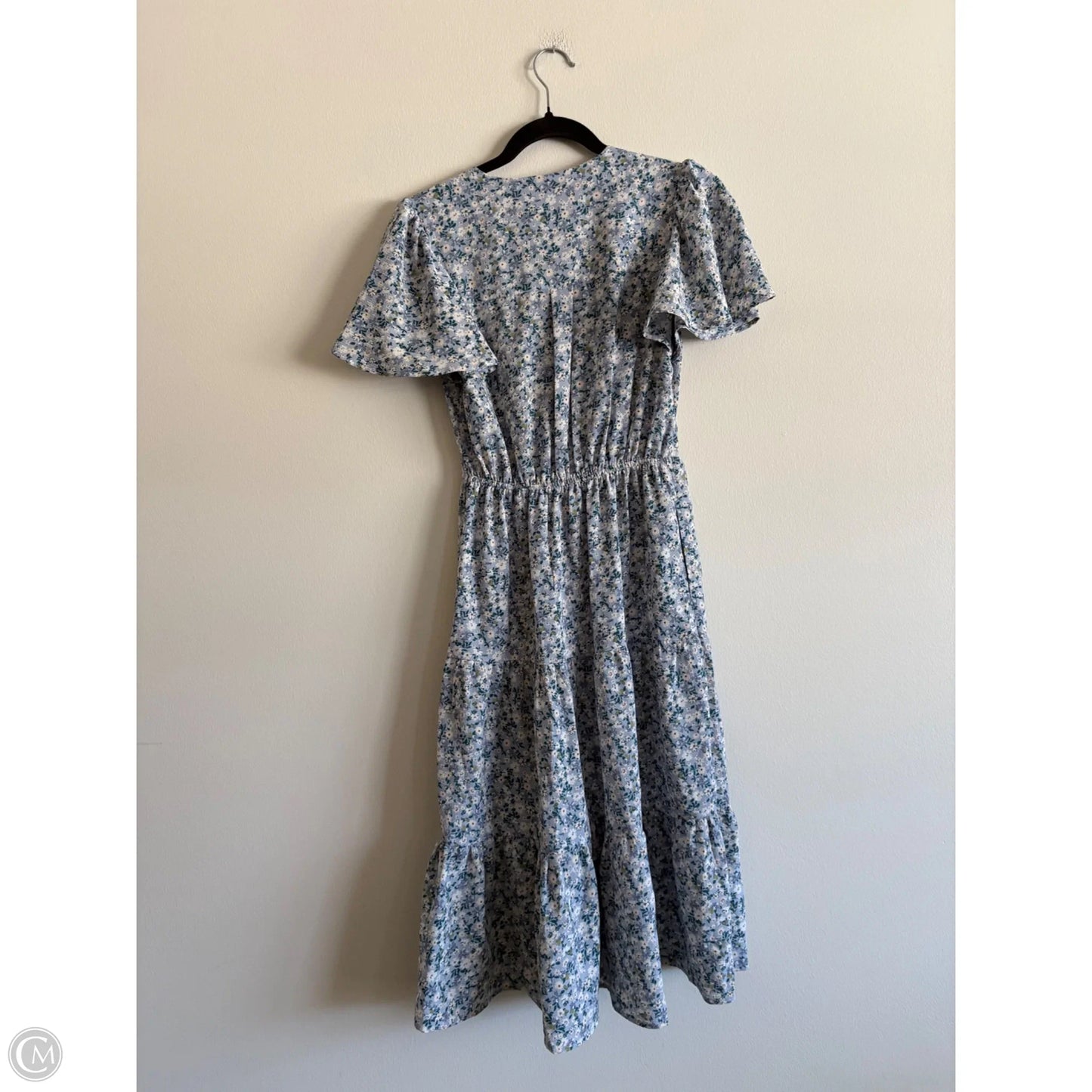 Dress Casual Midi By Monteau In Floral Print, Size: Xs