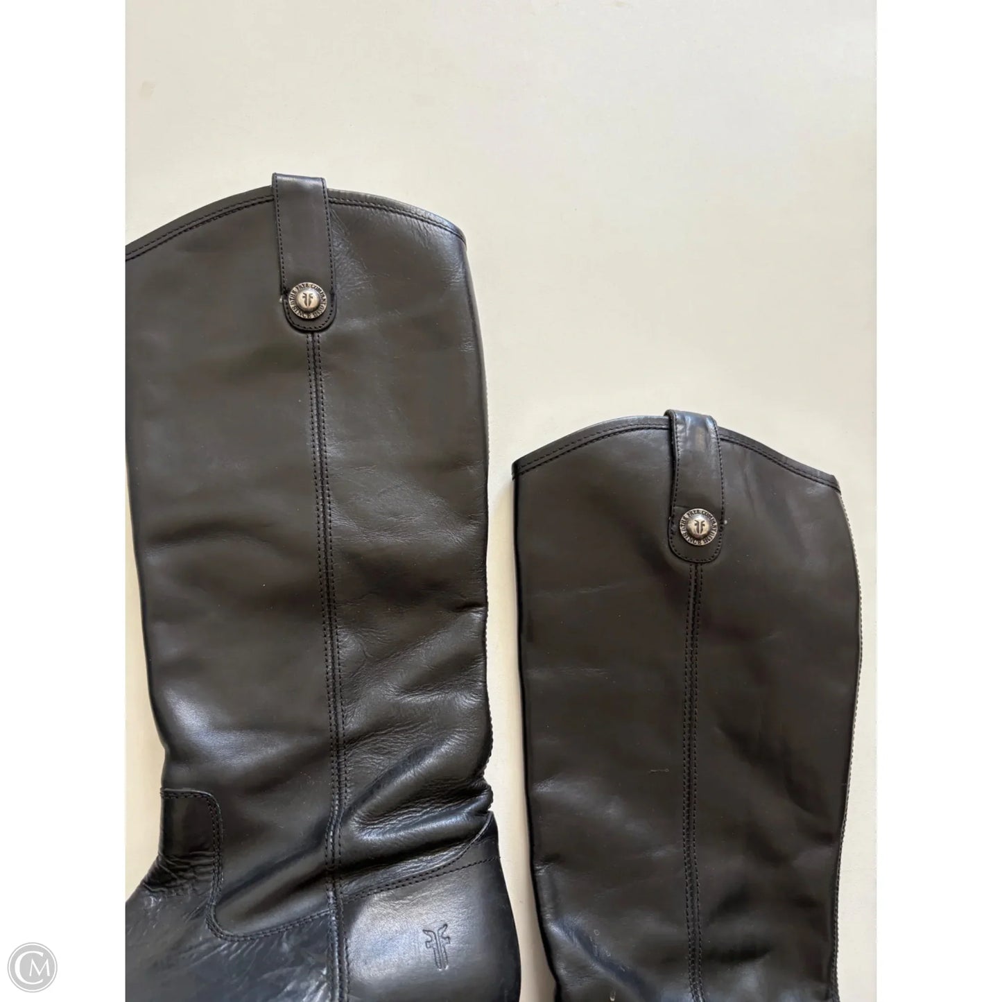 Boots Designer By Frye In Black, Size: 6