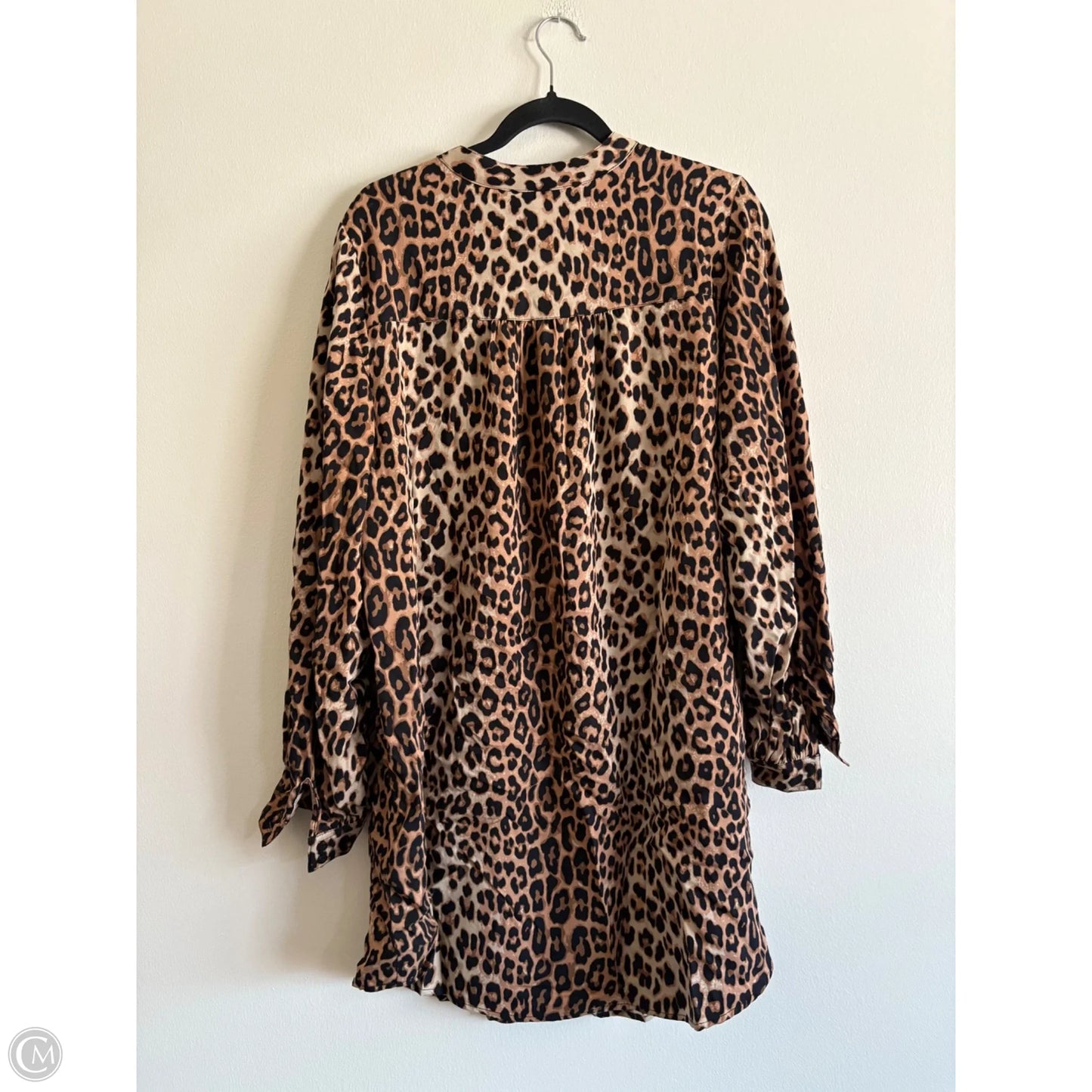 Dress Casual Midi By H&m In Animal Print, Size: M