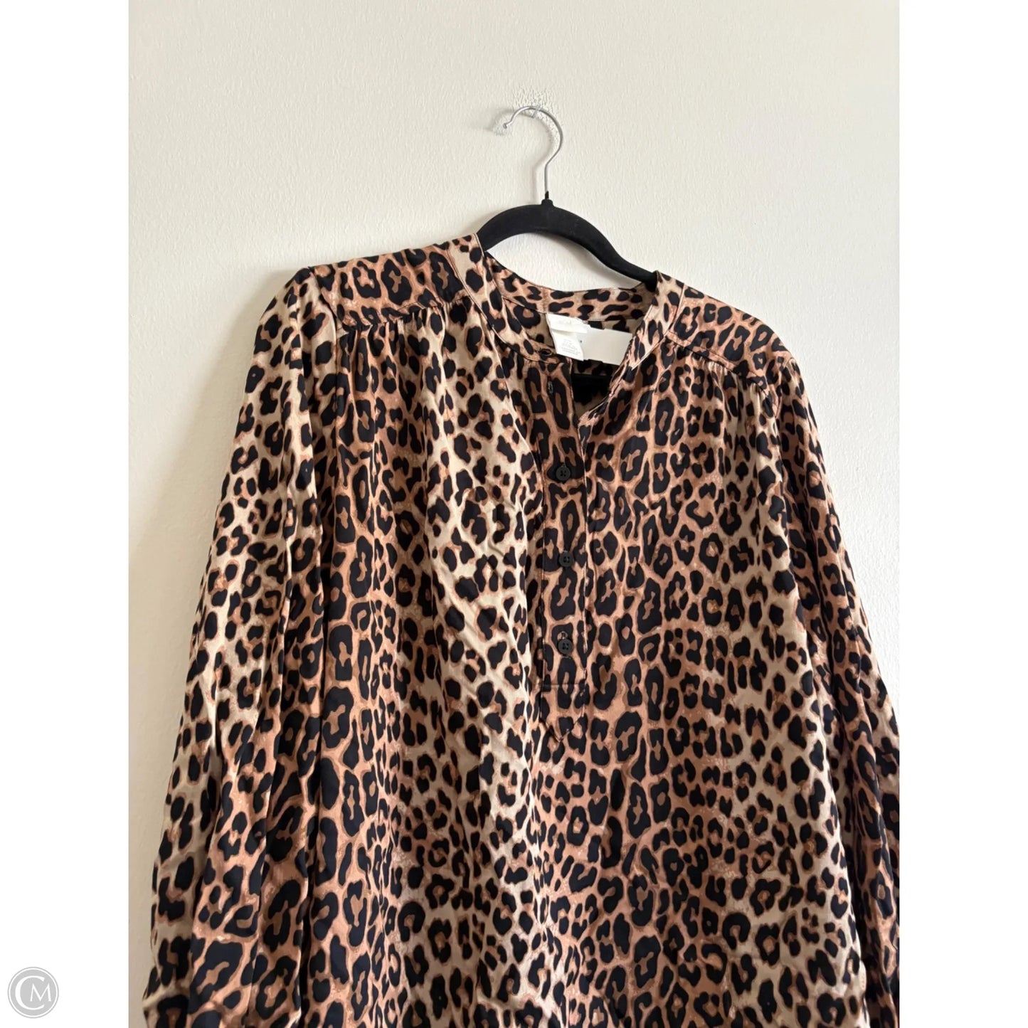 Dress Casual Midi By H&m In Animal Print, Size: M