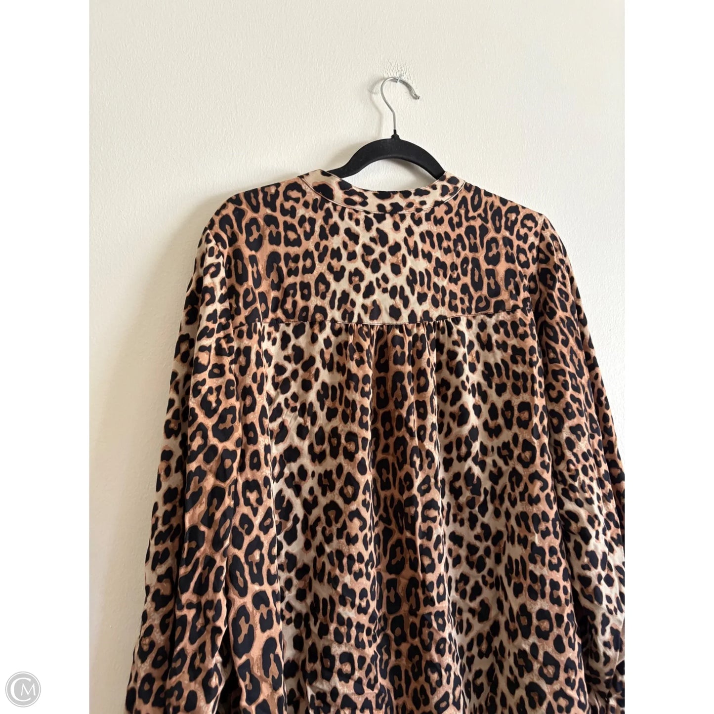Dress Casual Midi By H&m In Animal Print, Size: M