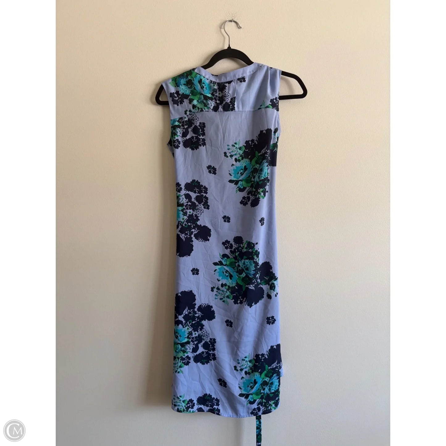 Dress Casual Midi By New York And Co In Blue, Size: Xs