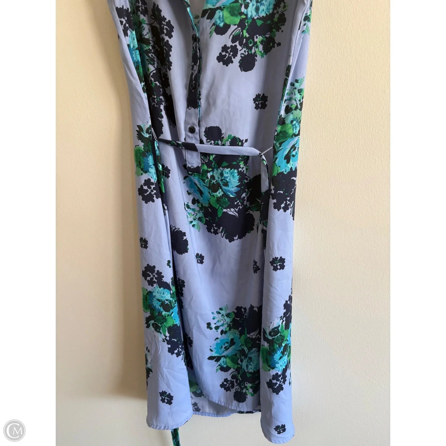 Dress Casual Midi By New York And Co In Blue, Size: Xs