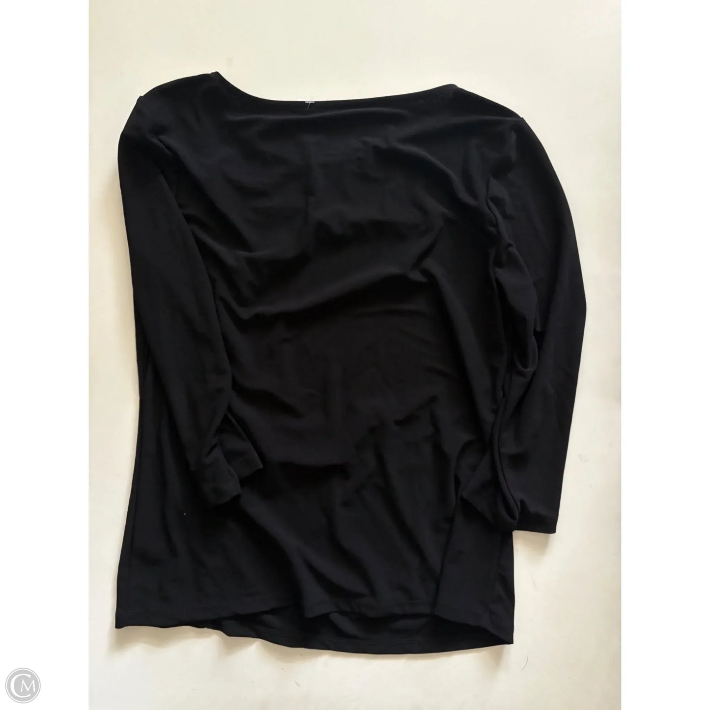 Top Long Sleeve By Talbots In Black, Size: Mp