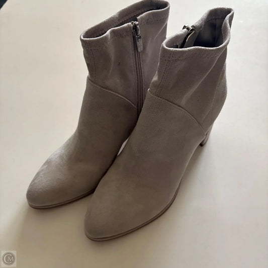 Boots Ankle Heels By Marc Fisher In Grey, Size: 8.5