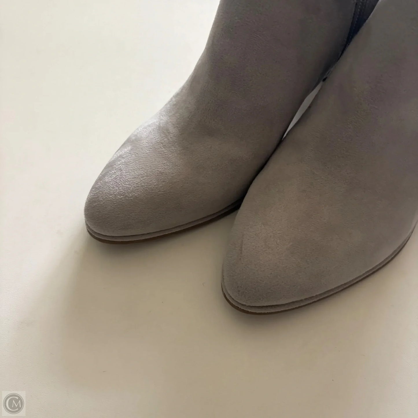 Boots Ankle Heels By Marc Fisher In Grey, Size: 8.5